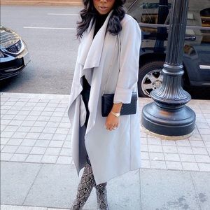 Lilac/periwinkle duster coat